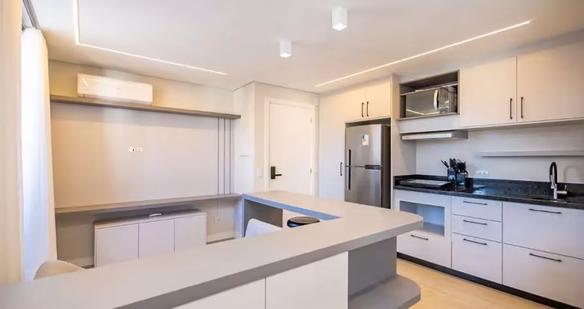 Studio com 1 dormitório para alugar, 35 m² por r$ 3.495/mês - batel - curitiba/pr