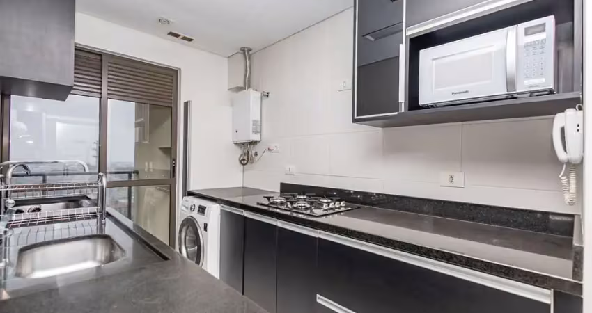 Apartamento com 2 dormitórios para alugar, 59 m² por r$ 3.300/mês - capão raso - curitiba/pr