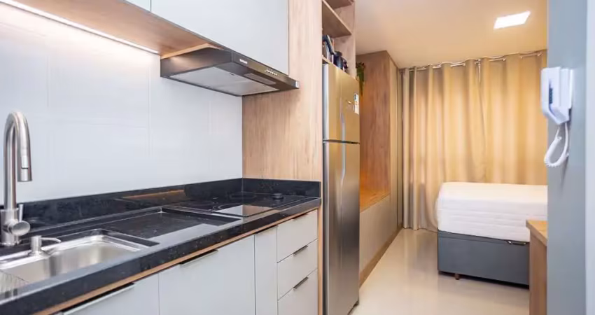 Studio com 1 dormitório para alugar, 21 m² por r$ 2.650/mês - centro - curitiba/pr