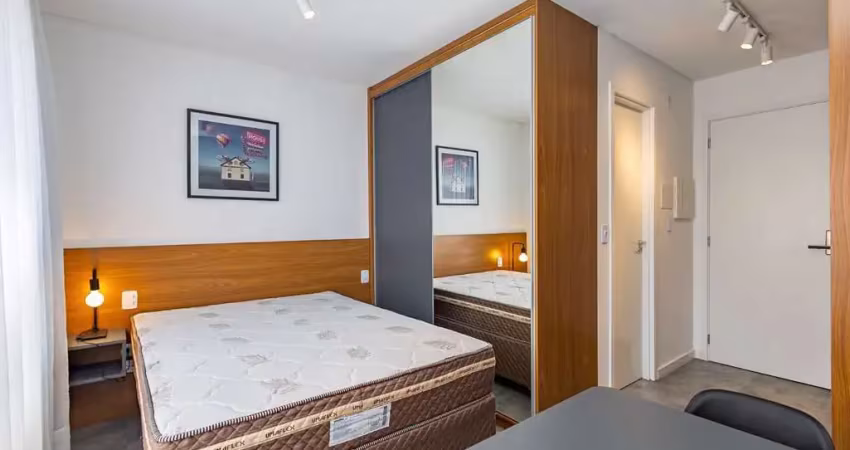Studio com 1 dormitório para alugar, 18 m² por r$ 2.550/mês - rebouças - curitiba/pr