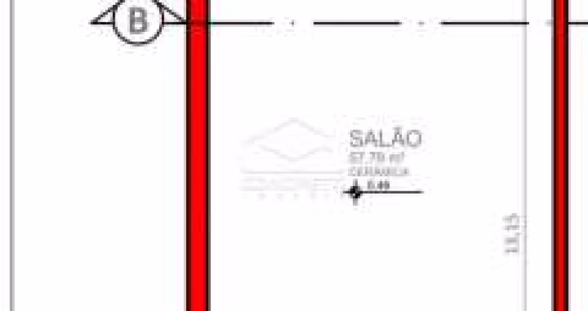 Lindíssima sala comercial para locação NA CAMPOS SALLES!