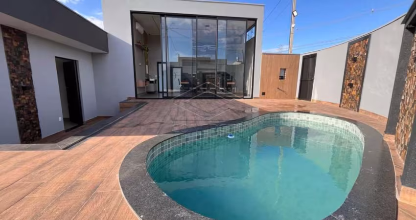Casa nova com área de lazer completa