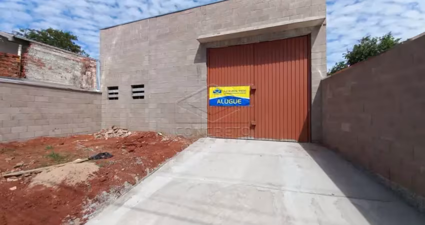 Barracão para locação na av. jorge schneyder filho com 298m², 2 banheiros e telha sanduíche