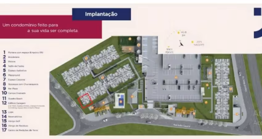 Apartamento com 2 quartos à venda no Jardim Contorno, Bauru 