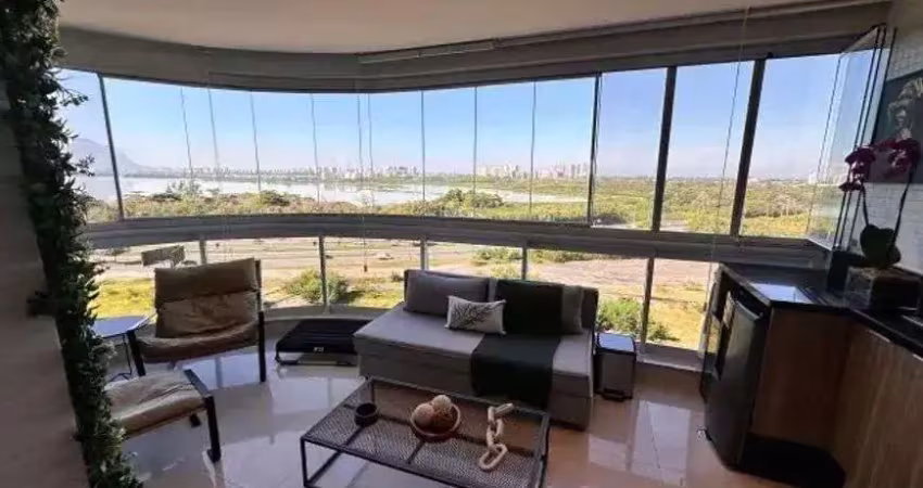 Oportunidade na Ilha Pura! Apartamento Decorado com Vista para a Lagoa e Pedra da Gávea!