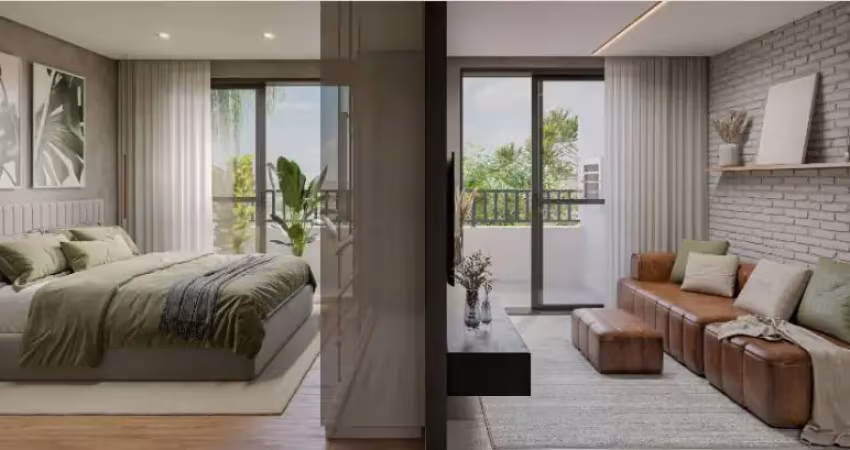 Lindo apartamento em rua arborizada no São Francisco