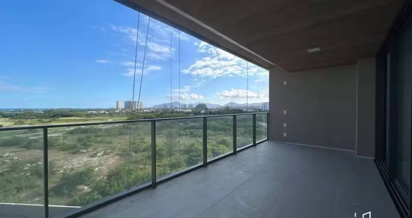Quatro paredes vende luxuosíssimo apartamento de 194m² no exclusivo oceana golf, na barra da tijuca
