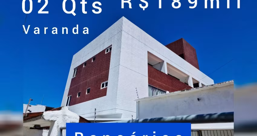 Apartamento 02 Qts Varanda 189 mil