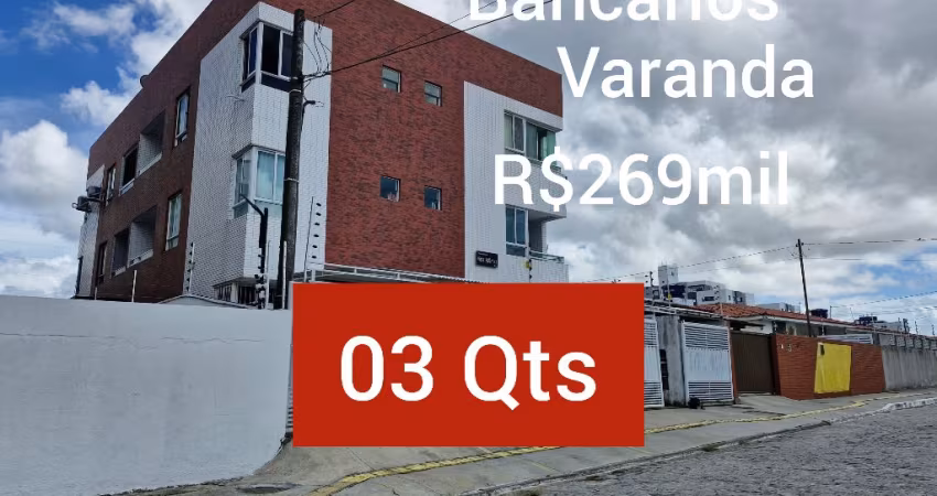 Apartamento Bancários 03 Qts 269mil