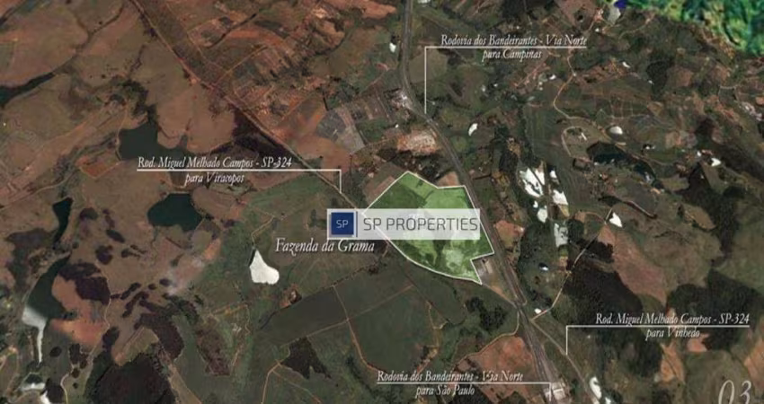 Área à VENDA 653.395 m² por R$ 60.000.000.00 - Campinas/SP-Itupeva/SP