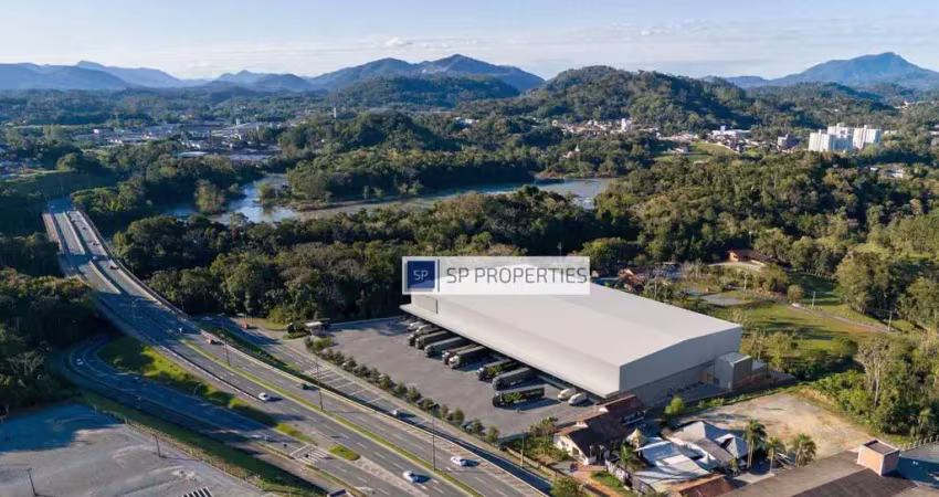 Galpão para alugar, 7200 m² por r$ 201.600,00/mês - salto weissbach - blumenau/sc