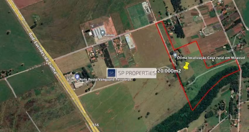 Área à venda, 220.000 m² - Mirassol/SP