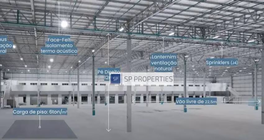 Galpão para alugar, 2508 m² por r$ 65.976,18/mês - industrial - viana/es