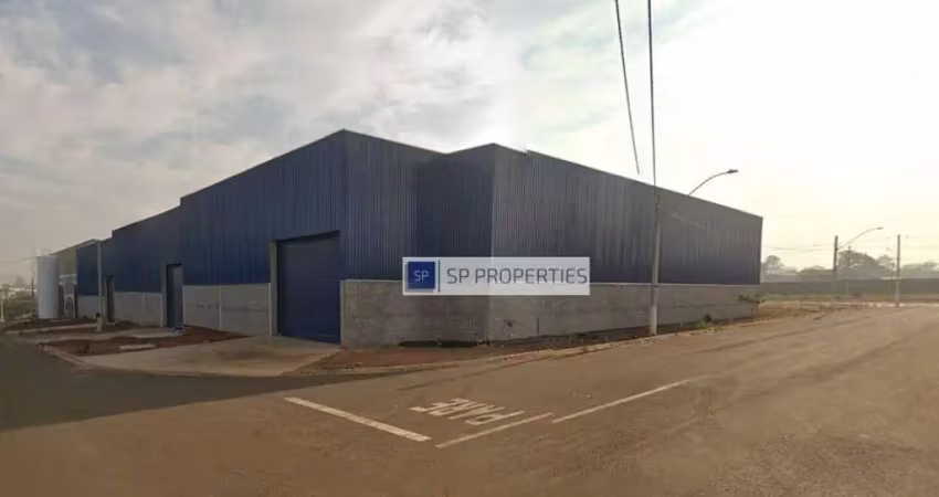 Galpão para alugar, 946 m² por r$ 11.600,00/mês - distrito industrial - leme/sp