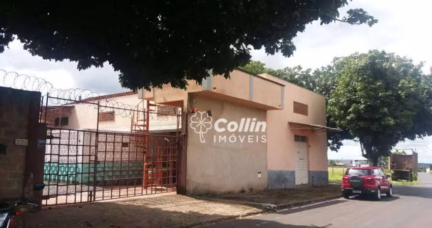 Galpão para alugar, 615 m² por r$ 10.480,00/mês - recreio dos bandeirantes - uberaba/mg
