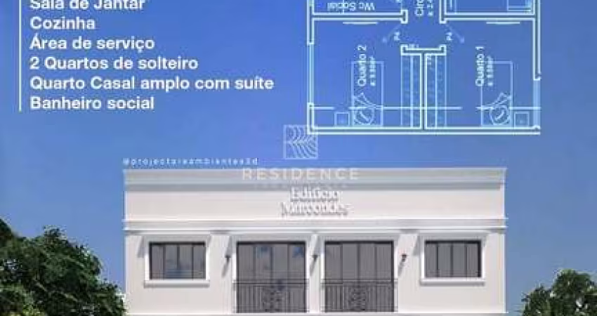 Edifício Residencial Marcondes - Apartamentos com 2 e  3 quartos - Vivendas do Lago - VR
