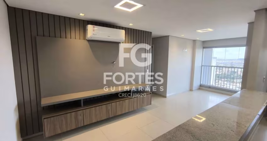 Apartamento 66m² com 2 quartos sendo 1 suíte, completo em armários e ares condicionados, no Jardim Botânico, próximo do Ribeirão Shopping e hospital Unimed;