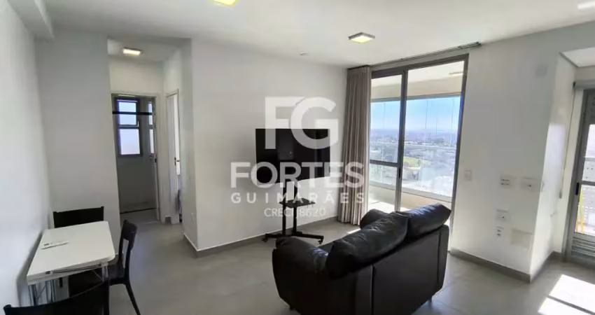 Apartamento mobiliado (não é studio) 50m² com 1 quarto, armário e ar condicionado, ao lado do supermercado assaí e próximo do ribeirão shopping;