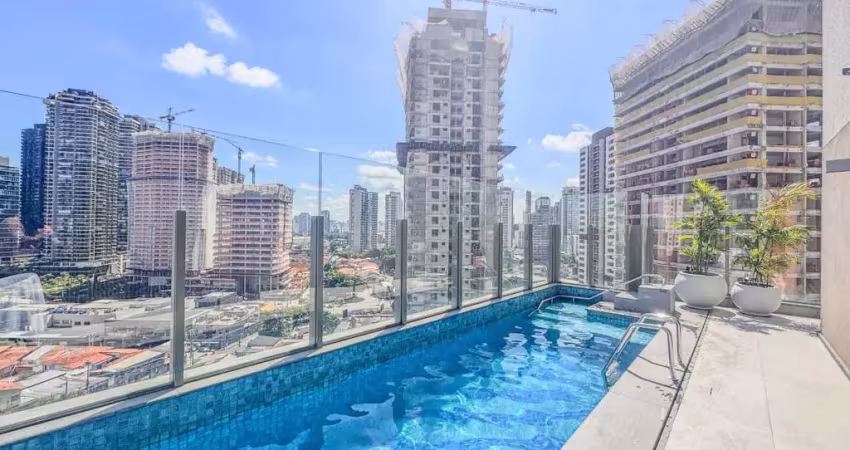 Apartamento para venda em são paulo, santo amaro, 1 dormitório, 1 banheiro
