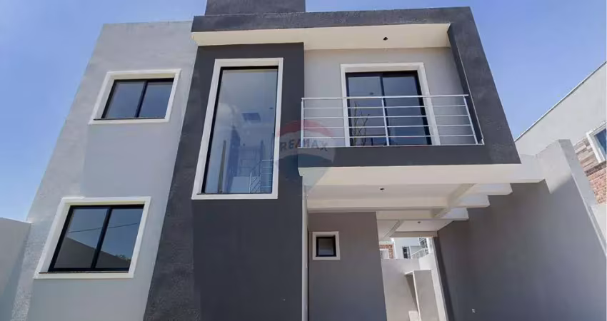 Sobrado moderno  à venda  - 3 quartos - 1 suíte - Santa Felicidade - Curitiba - Pr