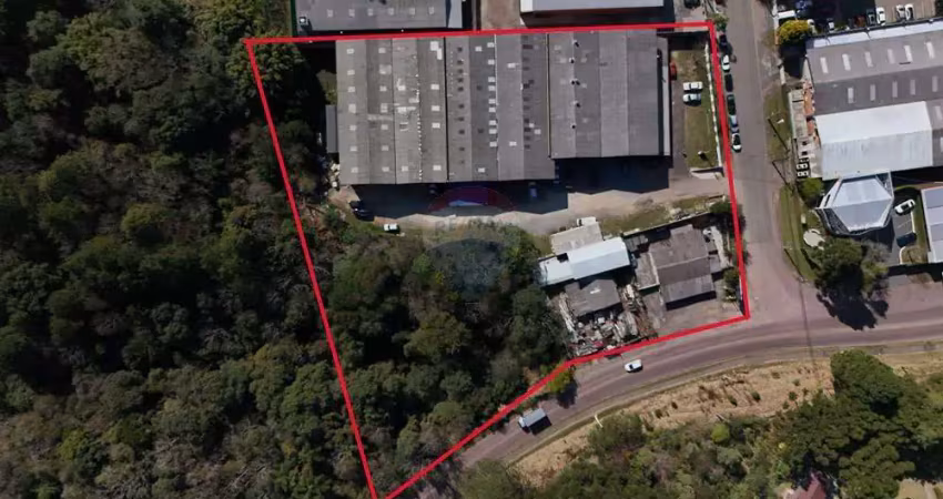 Terreno com barracões 8.111m² - cidade industrial de curitiba