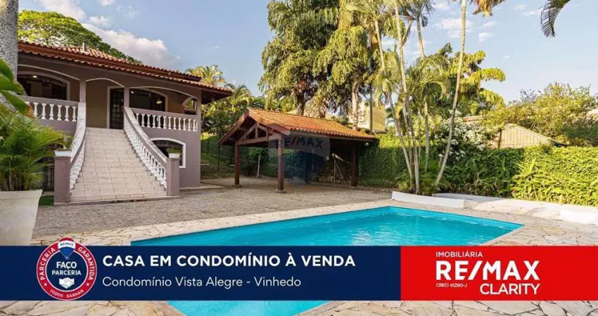 CASA DE CONDOMÍNIO COM 4 SUÍTES PARA VENDA - CONDOMÍNIO VISTA ALEGRE - VINHEDO - SP