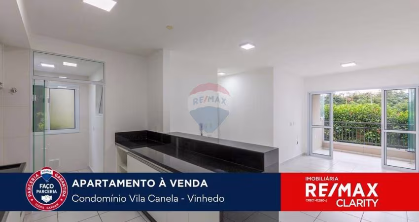 APARTAMENTO 2 DORMITÓRIOS, SENDO 1 SUÍTE, COM ÁREA DE LAZER, PARA VENDA - CONDOMÍNIO VILA CANELA - VINHEDO - SP