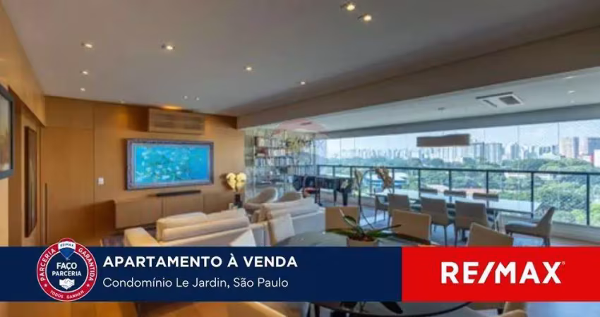Apartamento à venda 163m² no le jardin ibirapuera, com 3 suítes e mobiliado- bairro indianópolis/sp