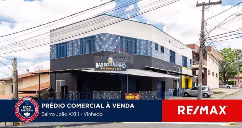 Prédio a venda em vinhedo, com 04 lojas térreas e 05 kitnets no piso superior, grande oportunidade de investimento.