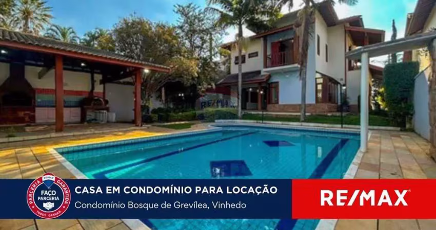 Casa para locação - condomínio bosque de grevílea - vinhedo, sp