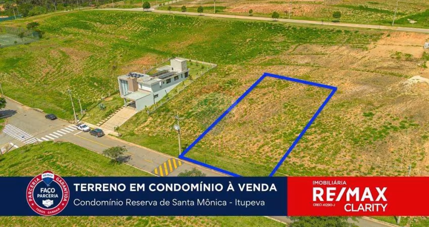 Terreno a venda em Itupeva no condomínio Reserva de Santa Mônica, divisa com Vinhedo.