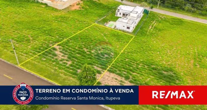 Terreno a venda em itupeva, 800m² no condomínio reserva de santa mônica.