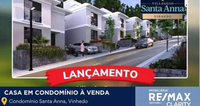 Lançamento - Casa de Condomínio a Venda no Villaggio Santa Anna - Observatório, Vinhedo/SP
