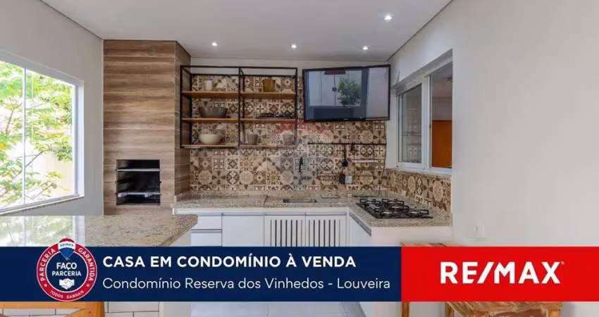 Casa a venda em louveira no condomínio reserva dos vinhedos