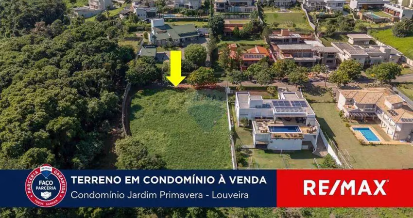 Terreno à venda em louveira no condominio jardim primavera