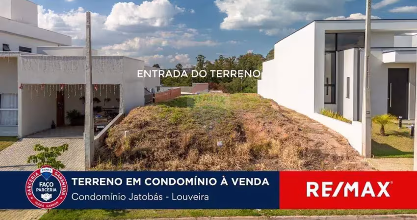 Terreno à venda em louveira condomínio reserva dos jatobas