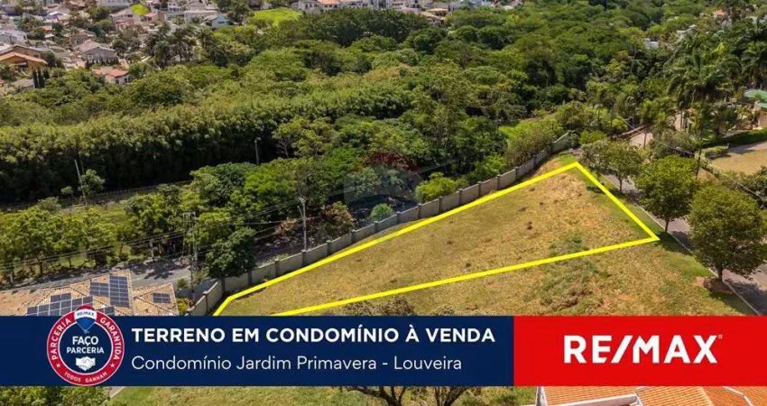 Terreno à venda em louveira no condomínio jardim primavera