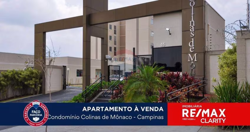 Apartamento Garden para venda com 51m²,  por R$ 270.000,00 - Colinas de Mônaco, Campinas/SP.