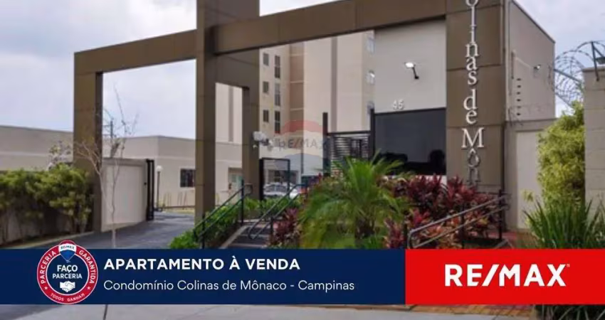 Apartamento garden para venda com 51m²,  por r$ 270.000,00 - colinas de mônaco, campinas/sp.