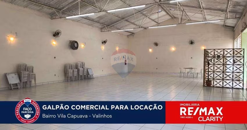 Galpão para alugar, 408m² por R$ 16.000,00 - Jardim São Paulo - Valinhos/SP