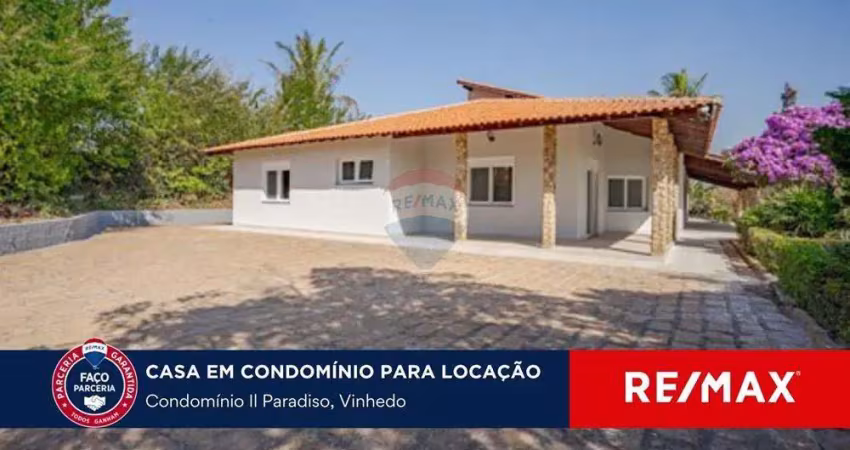 Casa térrea de alto padrão para locação - 3 suites - 480m2 - vinhedo sp