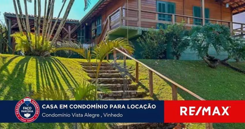 Casa de condomínio térrea para locação - condomìnio vista alegre - vinhedo - sp