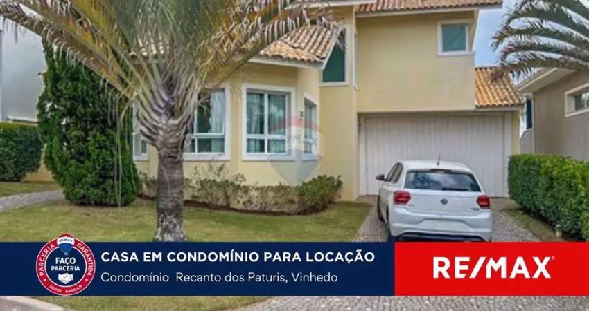 Casa para locação no condomínio  recanto dos paturis em vinhedo