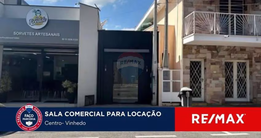 Sala  para locação na rua nove de julho no centro de vinhedo