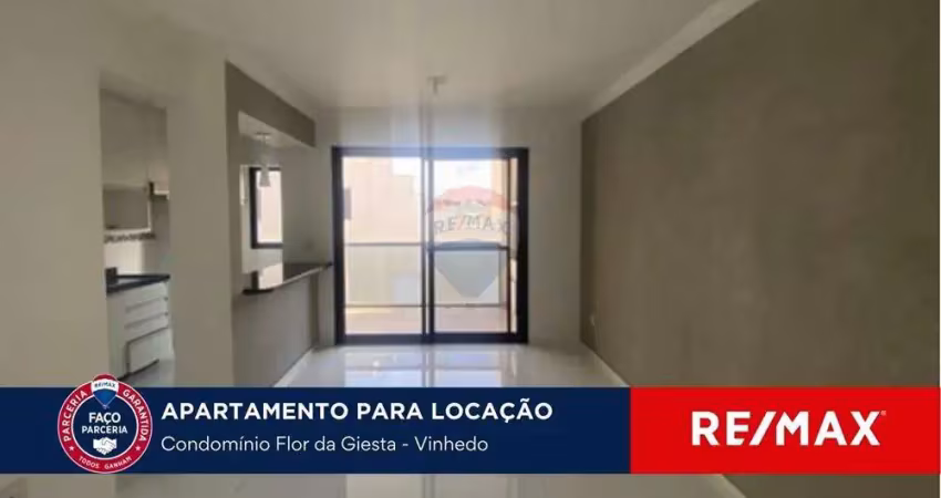 Apartamento para locação no condomínio flor da giesta em vinhedo