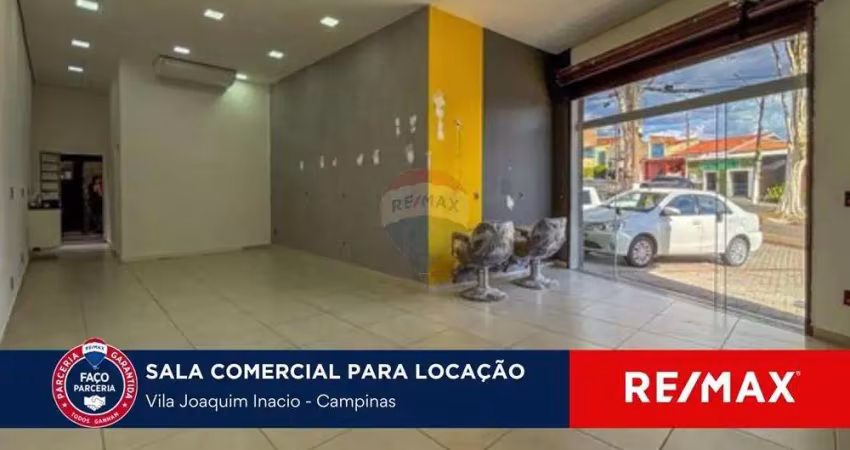 Sala comercial para alugar com 110m² por r$ 4.000,00 - vila joaquim inácio, campinas/sp.