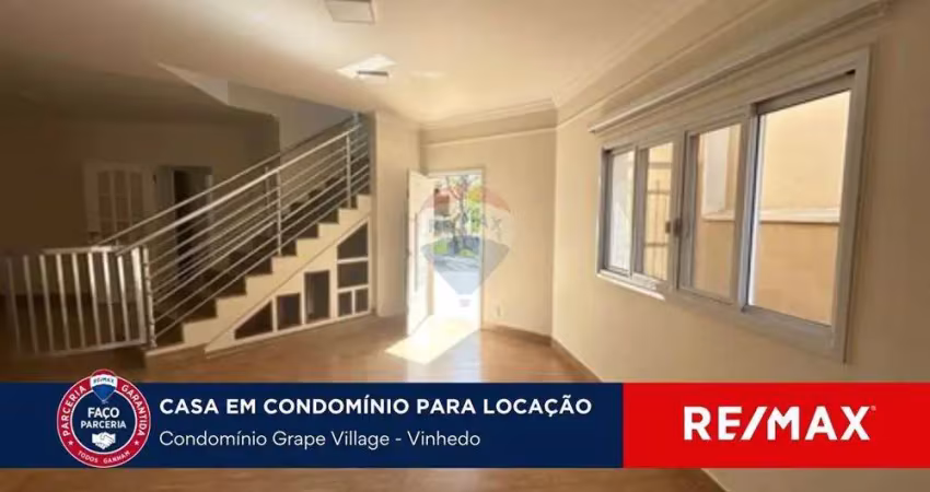 Casa para locação no condomínio grap village em vinhedo/sp