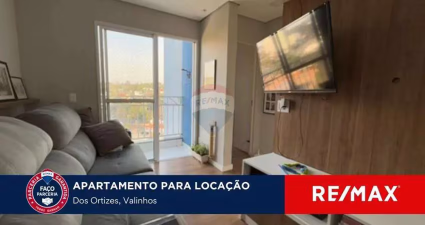 Apartamento para alugar com 48m², por r$ 3.200,00 - condomínio residencial verona, valinhos/sp.