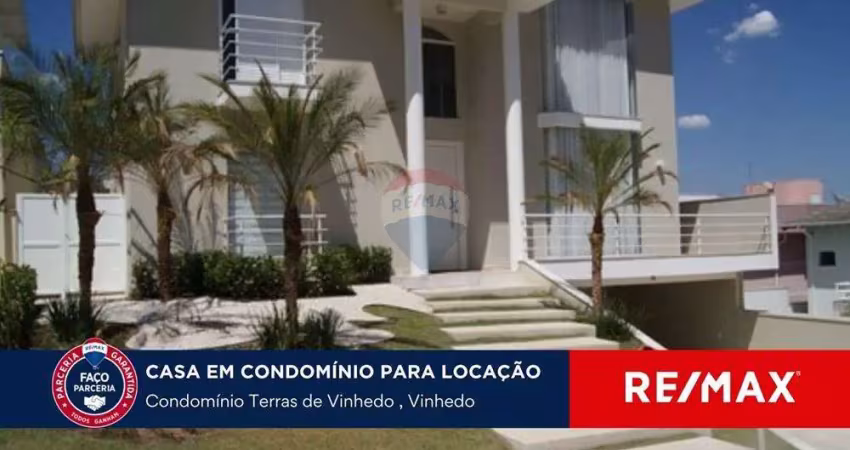Aluga-se casa com 4 suítes, escritório, piscina e área gourmet - condomínio terras de vinhedo