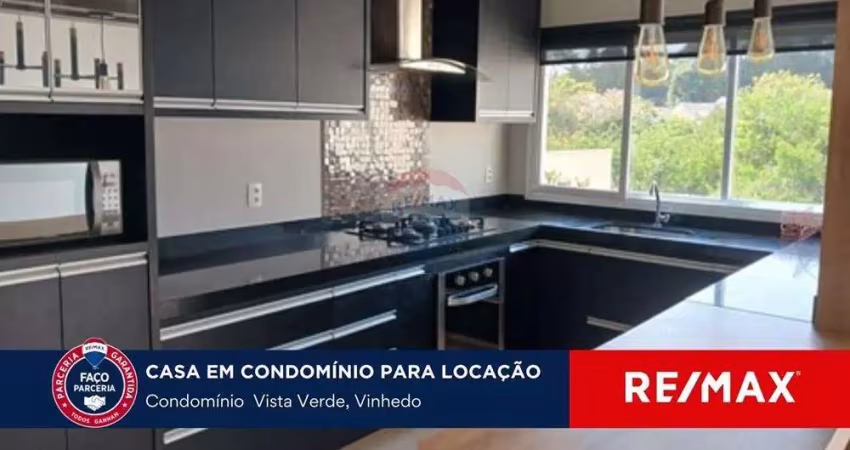 Casa térrea para locação -122m2 - 3 suítes - cond. vista verde - vinhedo sp
